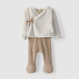 Baby Outfit Wickelshirt und Hose